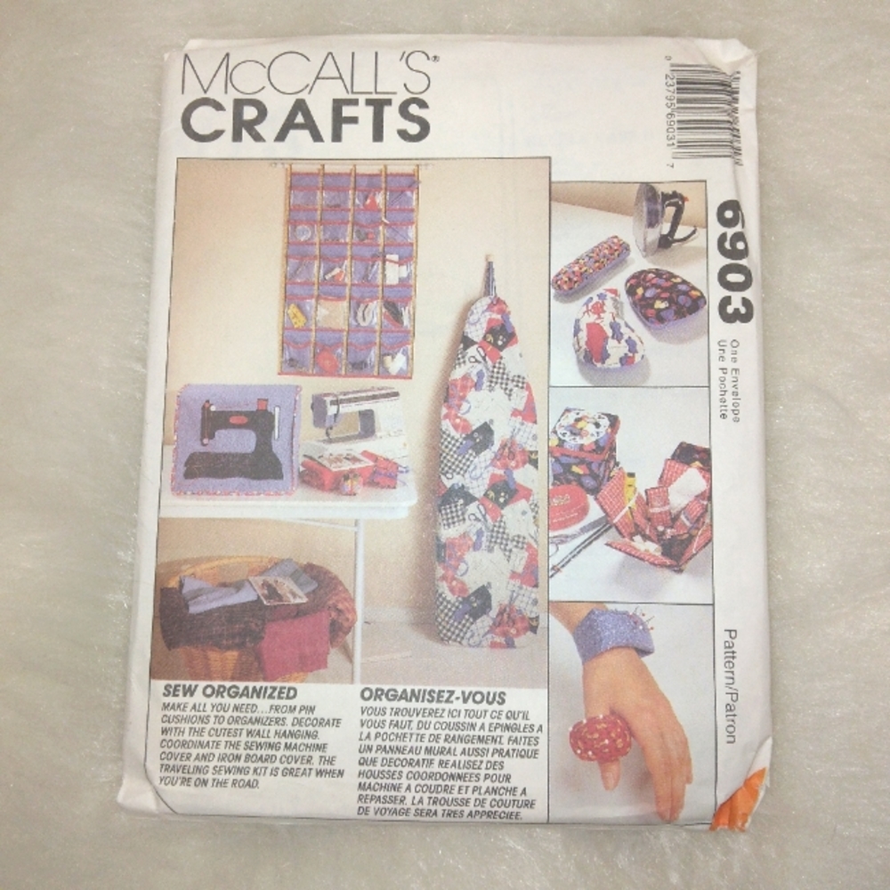 McCall's 6903 Sewing organizers, accessories, & decor. New and Uncut